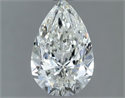 Diamante Natural 0.80 quilates, De pera , Color H, claridad VVS2 y certificado GIA