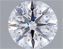 Lab Grown Diamond 1.04 Carats, Round with Ideal Cut, D Color, VVS2 Clarity and Certified by IGI
