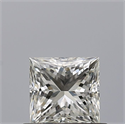 Diamante Natural 0.56 quilates, Princesa , Color H, claridad VVS1 y certificado IGI