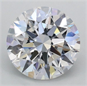 Lab Grown Diamond 1.23 Carats, Round with Excellent Cut, D Color, VS2 Clarity and Certified by IGI