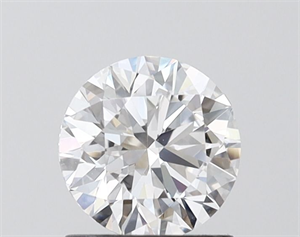 Picture of Lab Grown Diamond 1.00 Carats, Round with Ideal Cut, D Color, VVS1 Clarity and Certified by IGI