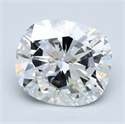Diamante Natural 8.63 quilates, Del cojín , Color F, claridad VVS1 y certificado GIA