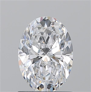 Picture of Natural Diamond 1.20 Carats, Oval with  Cut, D Color, SI1 Clarity and Certified by GIA