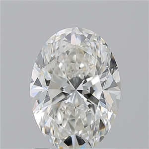 Picture of Natural Diamond 1.51 Carats, Oval with  Cut, I Color, VS2 Clarity and Certified by GIA