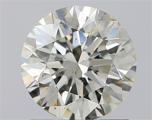 Picture of Natural Diamond 1.11 Carats, Round with Excellent Cut, J Color, SI1 Clarity and Certified by IGI