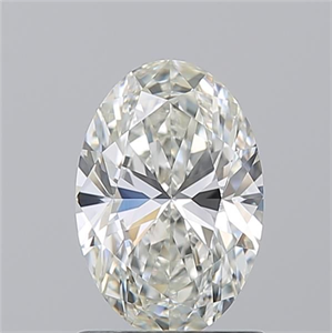 Picture of Natural Diamond 1.20 Carats, Oval with  Cut, I Color, VS1 Clarity and Certified by GIA