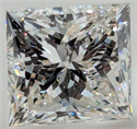 Diamante Natural 1.51 quilates, Princesa , Color H, claridad SI1 y certificado GIA