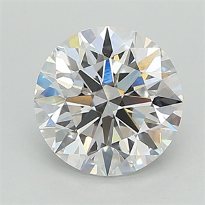 Picture of Lab Grown Diamond 2.07 Carats, Round with Ideal Cut, D Color, VVS1 Clarity and Certified by IGI