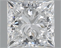 Diamante Natural 1.00 quilates, Princesa , Color E, claridad VS1 y certificado GIA
