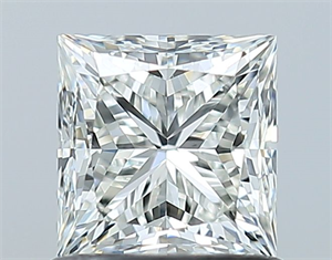 Picture of Natural Diamond 1.01 Carats, Princess with  Cut, I Color, VVS2 Clarity and Certified by GIA
