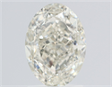 Natural Diamond 2.17 Carats, Oval with  Cut, N Color, VS2 Clarity and Certified by GIA