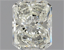 Natural Diamond 0.70 Carats, Radiant with  Cut, J Color, VS1 Clarity and Certified by GIA