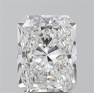 Foto Diamante Natural 2.01 quilates, Radiante , Color D, claridad VVS1 y certificado GIA de