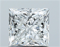 Diamante Natural 1.01 quilates, Princesa , Color E, claridad VS2 y certificado GIA