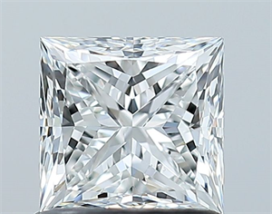 Foto Diamante Natural 1.01 quilates, Princesa , Color E, claridad VS2 y certificado GIA de