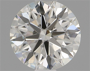 Picture of Natural Diamond 1.01 Carats, Round with Excellent Cut, I Color, VVS2 Clarity and Certified by IGI