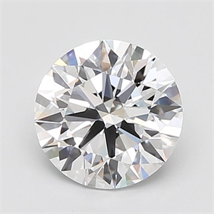 Picture of Lab Grown Diamond 3.22 Carats, Round with Ideal Cut, E Color, IF Clarity and Certified by IGI