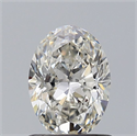 Diamante Natural 0.80 quilates, Ovalado , Color I, claridad VS1 y certificado GIA