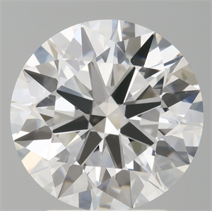 Picture of Lab Grown Diamond 3.10 Carats, Round with Ideal Cut, E Color, VVS2 Clarity and Certified by IGI