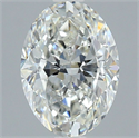 Natural Diamond 2.01 Carats, Oval with  Cut, G Color, VS2 Clarity and Certified by GIA