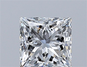 Foto Diamante Natural 0.51 quilates, Princesa , Color F, claridad VS1 y certificado GIA de