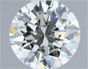 Natural Diamond 0.50 Carats, Round with Excellent Cut, I Color, VS2 Clarity and Certified by IGI