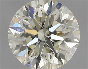 Picture of Natural Diamond 0.40 Carats, Round with Excellent Cut, L Color, SI1 Clarity and Certified by IGI