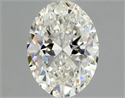 Natural Diamond 1.01 Carats, Oval with  Cut, H Color, VS2 Clarity and Certified by GIA