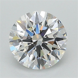 Picture of Lab Grown Diamond 1.32 Carats, Round with Ideal Cut, E Color, VVS2 Clarity and Certified by IGI
