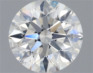 Picture of Natural Diamond 1.01 Carats, Round with Excellent Cut, H Color, SI1 Clarity and Certified by GIA