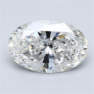 Foto Diamante Natural 3.01 quilates, Ovalado , Color G, claridad VS2 y certificado GIA de
