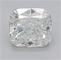 Natural Diamond 3.00 Carats, Cushion with  Cut, G Color, SI1 Clarity and Certified by GIA