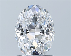 Picture of Natural Diamond 1.01 Carats, Oval with  Cut, D Color, SI1 Clarity and Certified by GIA