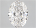 Natural Diamond 3.03 Carats, Oval with  Cut, E Color, I1 Clarity and Certified by GIA