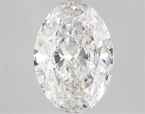 Picture of Natural Diamond 3.03 Carats, Oval with  Cut, E Color, I1 Clarity and Certified by GIA