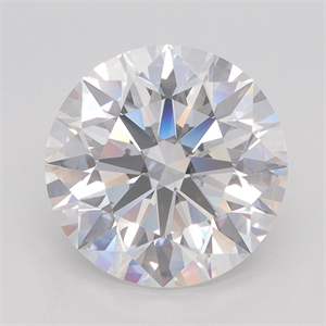 Picture of Lab Grown Diamond 5.03 Carats, Round with Ideal Cut, F Color, VVS2 Clarity and Certified by IGI