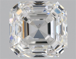 Foto Diamante Natural 1.01 quilates, Asscher , Color F, claridad VS1 y certificado GIA de