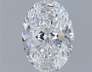 Picture of Natural Diamond 0.60 Carats, Oval with  Cut, D Color, SI1 Clarity and Certified by GIA