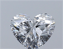 Natural Diamond 0.50 Carats, Heart with  Cut, D Color, VS2 Clarity and Certified by GIA
