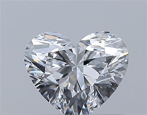 Picture of Natural Diamond 0.50 Carats, Heart with  Cut, D Color, VS2 Clarity and Certified by GIA