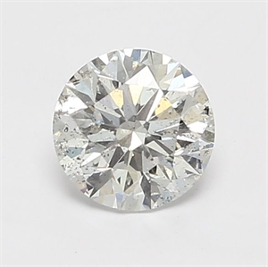 Picture of Natural Diamond 1.00 Carats, Round with Very Good Cut, F Color, I1 Clarity and Certified by GIA