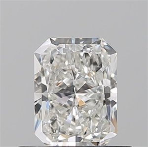 Picture of Natural Diamond 0.50 Carats, Radiant with  Cut, H Color, IF Clarity and Certified by GIA