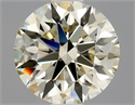 Natural Diamond 0.80 Carats, Round with Excellent Cut, N Color, VVS1 Clarity and Certified by GIA