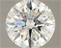 Natural Diamond 0.81 Carats, Round with Excellent Cut, F Color, SI1 Clarity and Certified by GIA