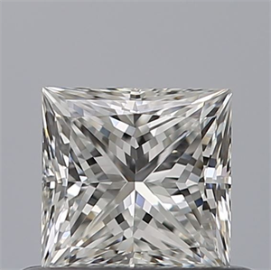 Picture of Natural Diamond 0.54 Carats, Princess with  Cut, G Color, VVS1 Clarity and Certified by GIA