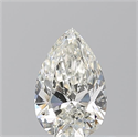 Natural Diamond 0.70 Carats, Pear with  Cut, J Color, VS2 Clarity and Certified by GIA