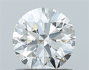 Picture of Natural Diamond 0.90 Carats, Round with Excellent Cut, H Color, VVS2 Clarity and Certified by GIA