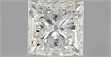 Natural Diamond 2.30 Carats, Princess with  Cut, J Color, VVS2 Clarity and Certified by GIA