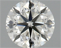 Natural Diamond 0.70 Carats, Round with Very Good Cut, G Color, VVS2 Clarity and Certified by IGI