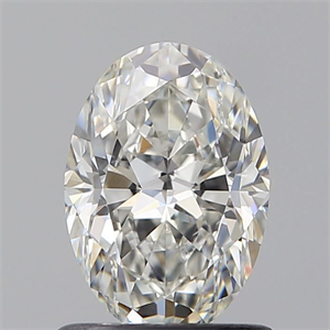 Picture of Natural Diamond 0.90 Carats, Oval with  Cut, H Color, VS1 Clarity and Certified by GIA